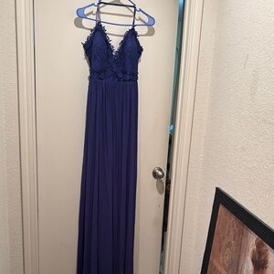 Chic Navy Maxi Dress